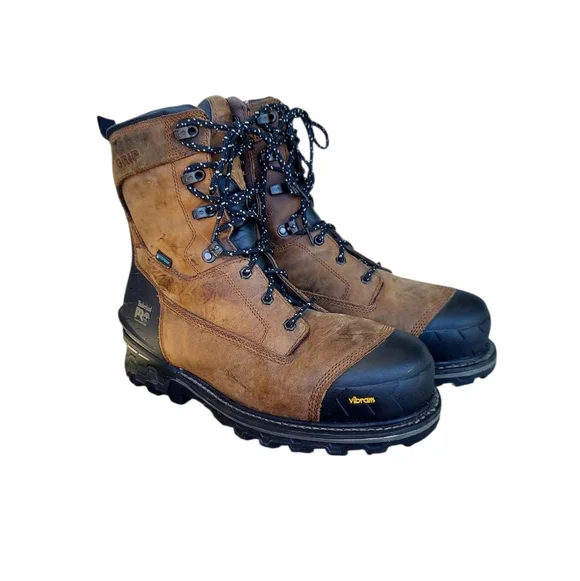 Timberland Pro Mens Boondock Composite Safety Toe Waterproof Work Boot - Picture 2 of 12